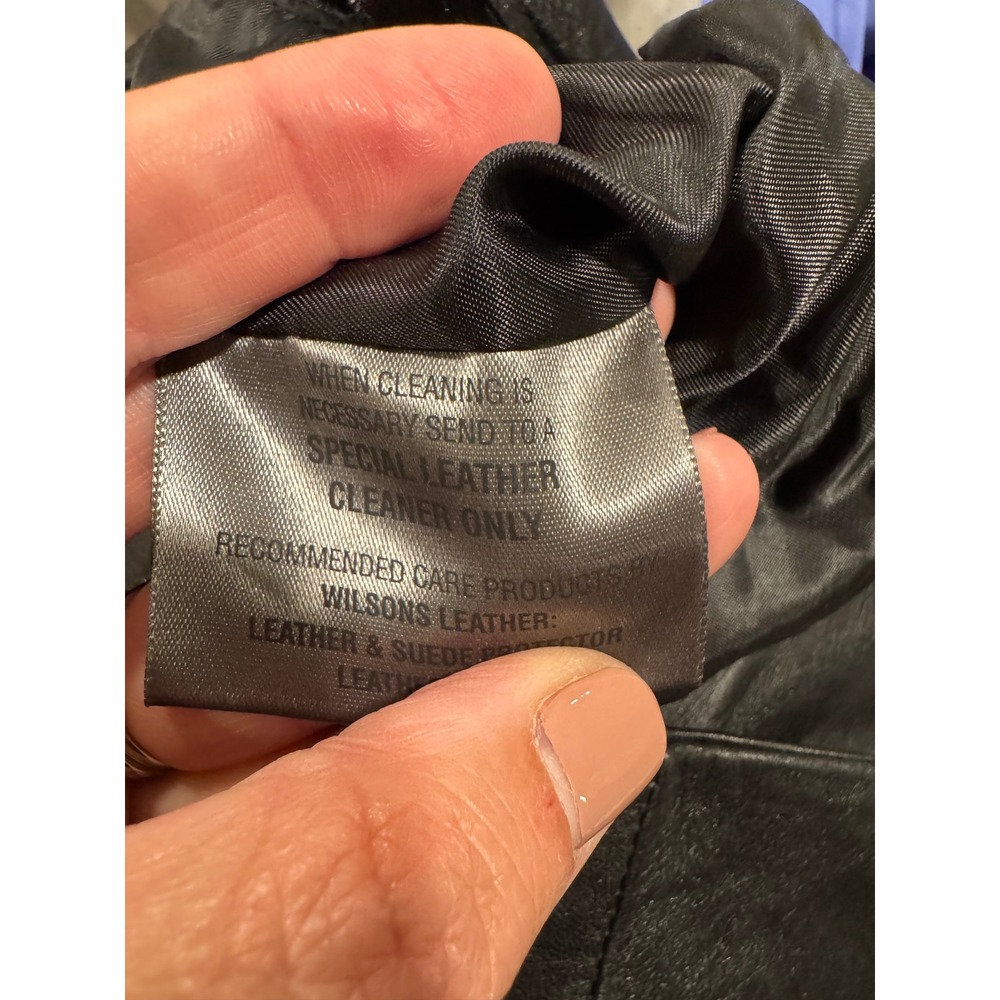 Wilsons Leather Pelle Studio Pants Bootcut Size 6 Black Women's - Picture 7 of 8
